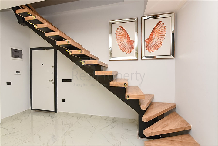 Уютный садовый дуплекс в районе Оба