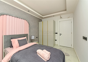 Уютный садовый дуплекс в районе Оба