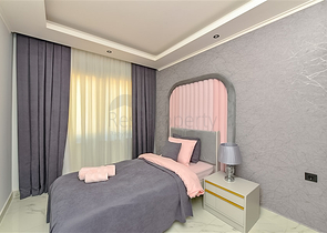 Уютный садовый дуплекс в районе Оба