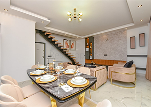 Уютный садовый дуплекс в районе Оба