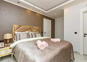 Уютный садовый дуплекс в районе Оба