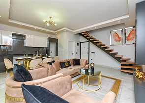 Уютный садовый дуплекс в районе Оба