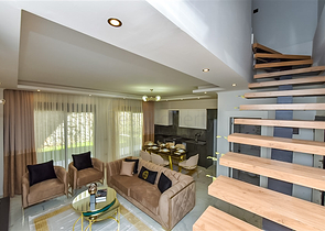 Уютный садовый дуплекс в районе Оба