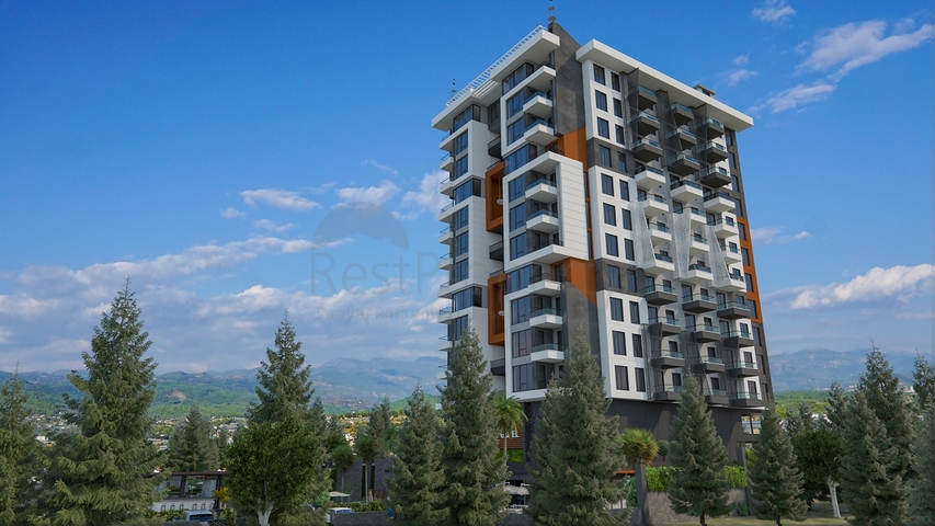 Квартира 1+1 в новом жилом комплексе в центре Махмутлара