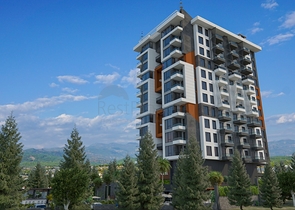 Квартира 1+1 в новом жилом комплексе в центре Махмутлара