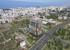 Квартира 1+1 в новом жилом комплексе в центре Махмутлара