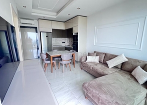 Квартира 1+1 на первой береговой линии с видом на море