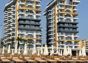 Квартира 1+1 на первой береговой линии с видом на море