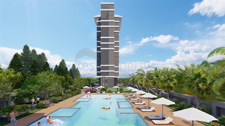 Новый проект премиум класса в районе Махмутлар