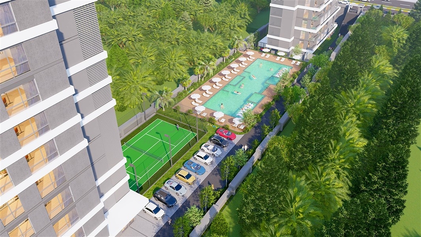 Новый проект премиум класса в районе Махмутлар