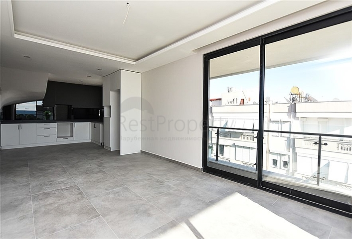 Пентхаус 3+1 в новом жилом комплексе в районе пляжа Клеопатры