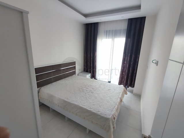 Квартира 1+1 с мебелью и техникой в районе Махмутлар