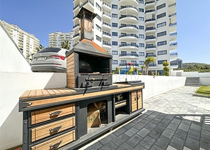 Трехкомнатная квартира в районе Махмутлар с видом на горы