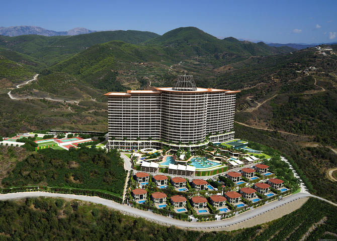 Квартира 1+1 в комплексе отельной концепции.