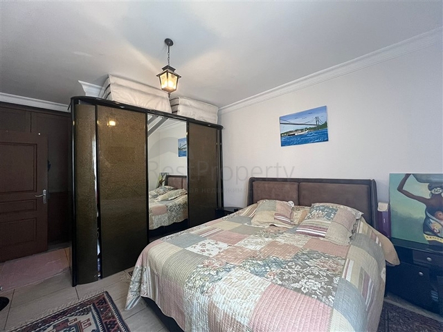 Квартира 2+1 с видом на реку Дим Чай в районе Тосмур