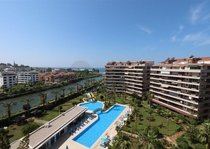 Квартира 2+1 с видом на реку Дим Чай в районе Тосмур