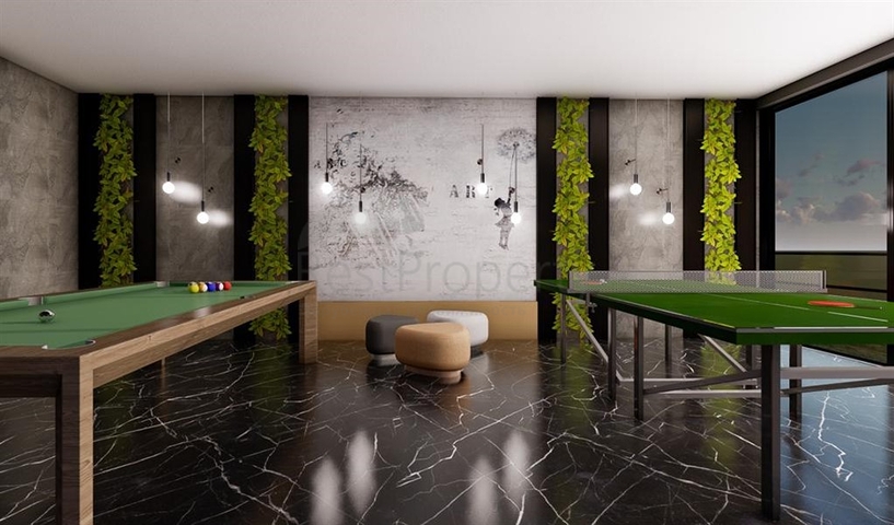 Квартира 1+1 в новом комплексе в Авсалларе