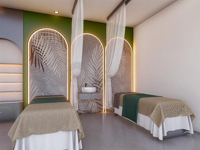 Квартира 1+1 в новом комплексе в Авсалларе