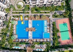 Квартира 1+1 в новом комплексе в Авсалларе