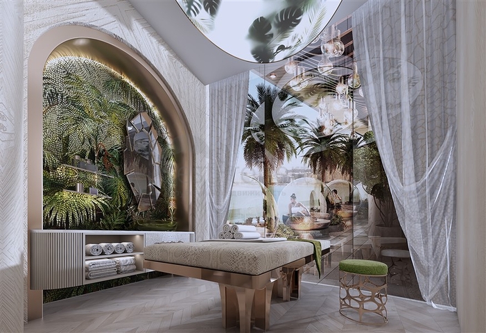 Элитные апартаменты Cavalli с видом на море в Дубай Харбор