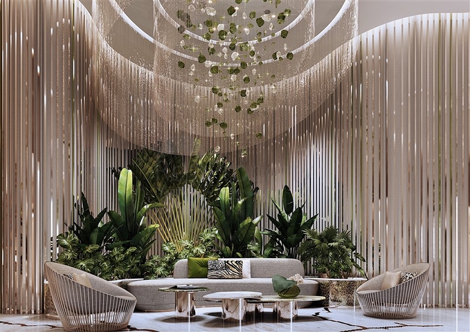 Элитные апартаменты Cavalli с видом на море в Дубай Харбор