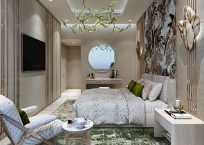 Элитные апартаменты Cavalli с видом на море в Дубай Харбор