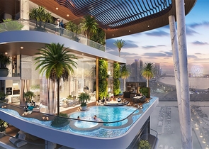 Элитные апартаменты Cavalli с видом на море в Дубай Харбор