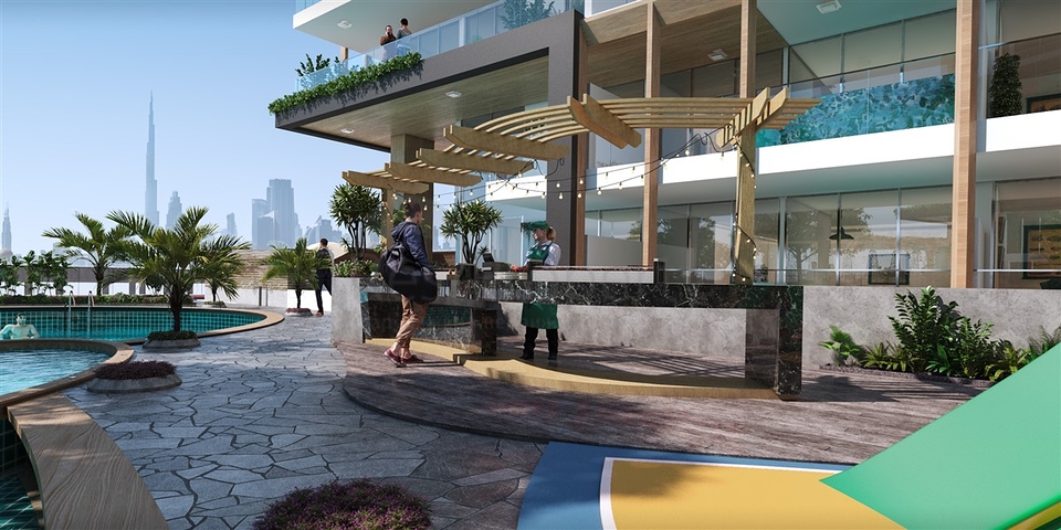 Инвестиционные квартиры с бассейном в Дубае, Арджан