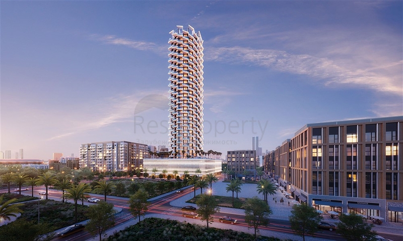Квартиры с бассейном в Джумейра Вилладж Серкл в знаковом проекте