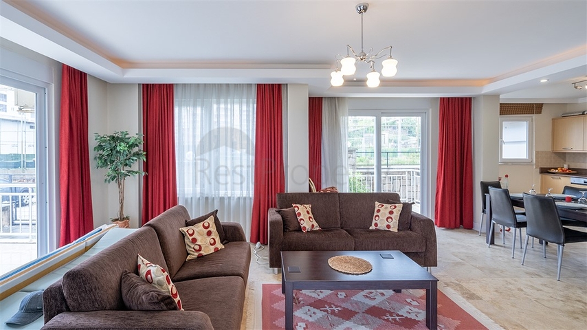  Квартира 2+1 с выходом в сад в районе  Джикджилли