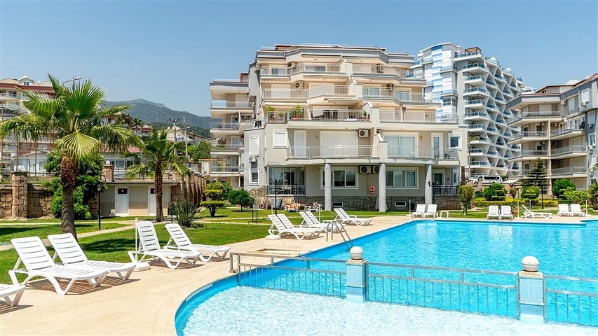  Квартира 2+1 с выходом в сад в районе  Джикджилли