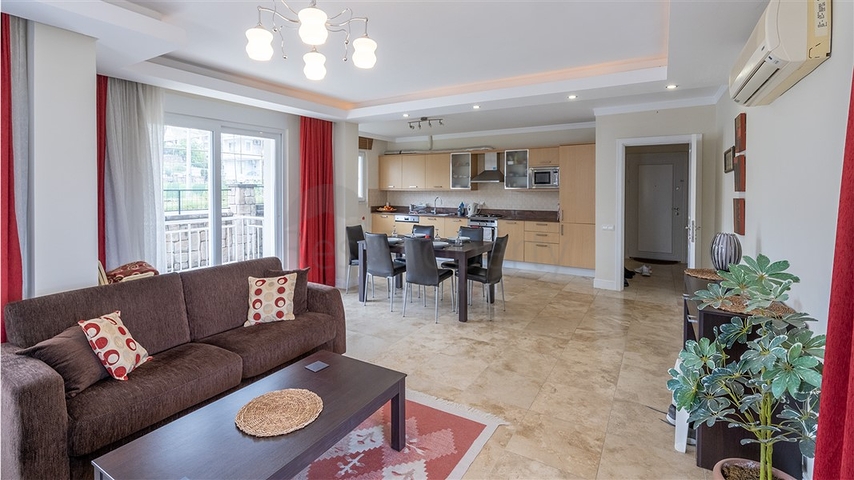  Квартира 2+1 с выходом в сад в районе  Джикджилли