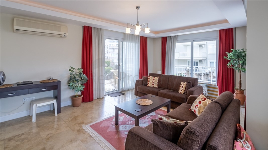  Квартира 2+1 с выходом в сад в районе  Джикджилли