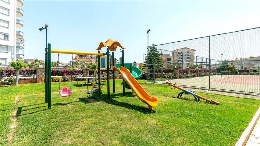  Квартира 2+1 с выходом в сад в районе  Джикджилли