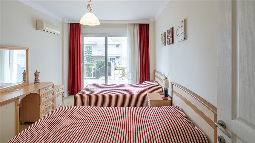  Квартира 2+1 с выходом в сад в районе  Джикджилли