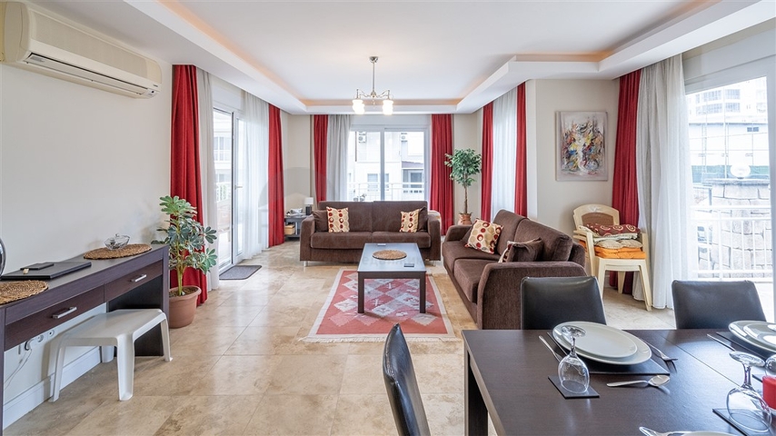  Квартира 2+1 с выходом в сад в районе  Джикджилли