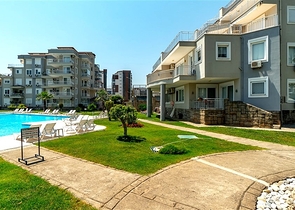  Квартира 2+1 с выходом в сад в районе  Джикджилли