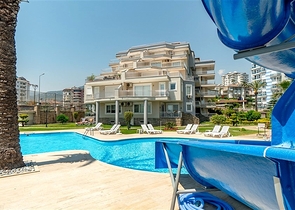  Квартира 2+1 с выходом в сад в районе  Джикджилли