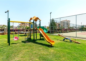  Квартира 2+1 с выходом в сад в районе  Джикджилли