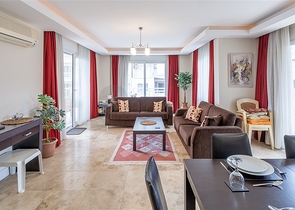  Квартира 2+1 с выходом в сад в районе  Джикджилли