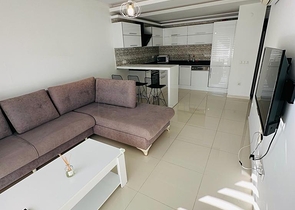 Квартира 1+1 в 250 метрах от пляжа Клеопатра