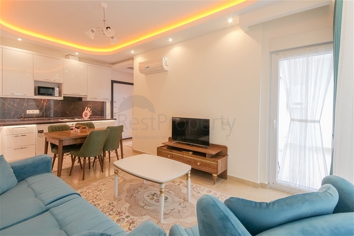 Меблированная квартира планировкой 1+1 в Махмутлар