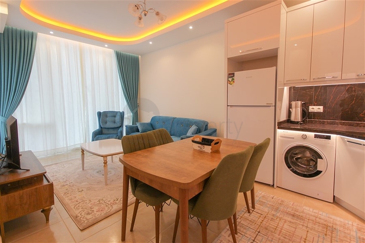 Меблированная квартира планировкой 1+1 в Махмутлар