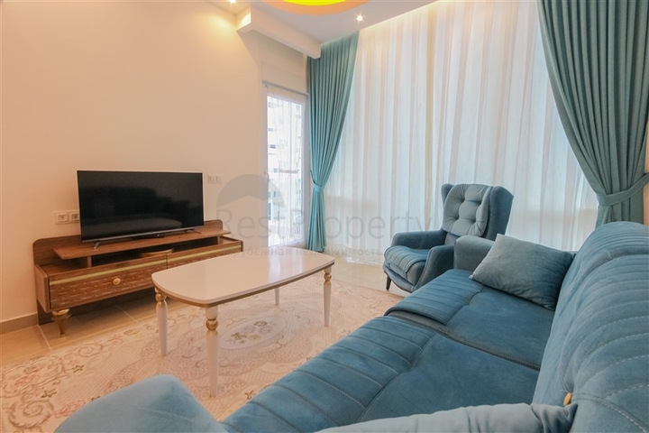 Меблированная квартира планировкой 1+1 в Махмутлар