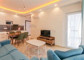 Меблированная квартира планировкой 1+1 в Махмутлар