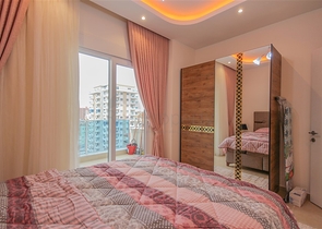 Меблированная квартира планировкой 1+1 в Махмутлар