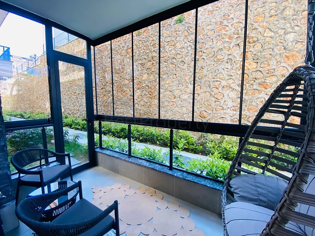 Уникальная квартира 1+1 с выходом в сад