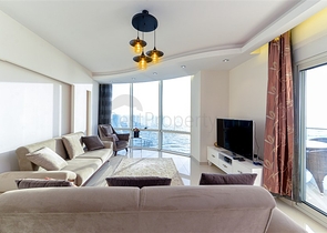 Продается уютная квартира в жилом комплексе на берегу моря в Махмутларе