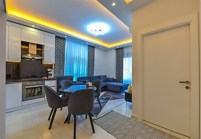 Квартира 1+1  в аренду в районе Махмутлар