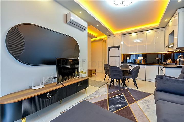 Квартира 1+1  в аренду в районе Махмутлар